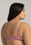 Rosa Semi-Soft-BH mit Spitze – AV 2105 PINK PEONY