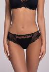 Figi AVA czarne koronkowe  – eleganckie, niewidoczne AV 1030