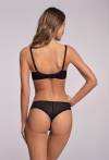 AVA-String, schwarz – aus Spitze und Mikrofaser, AV 1030/S
