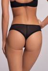 AVA-String, schwarz – aus Spitze und Mikrofaser, AV 1030/S