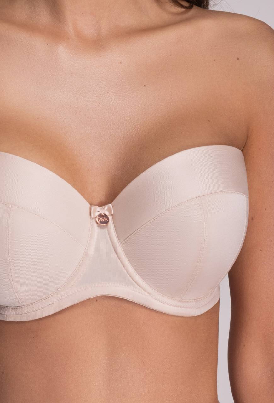 AV 1787 Beige Strapless Bra