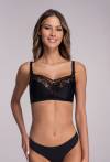 AV 1691/1 soft bra without underwire, black