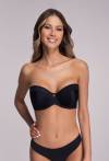 Podprsenka AVA s výstřihem do V, černá – AV 1787 STRAPLESS BLACK