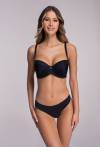 Podprsenka AVA s výstřihem do V, černá – AV 1787 STRAPLESS BLACK