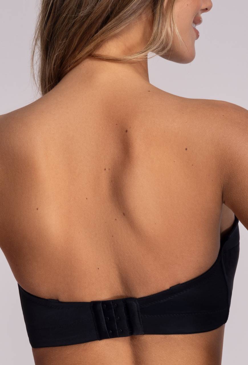 Podprsenka AVA s výstřihem do V, černá – AV 1787 STRAPLESS BLACK