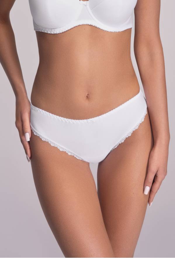 AVA-String, weiß – einfarbig, Mikrofaser AV 1263/S