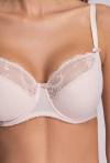 Podprsenka AVA v béžové barvě, polotvrdá a elegantní – AV 2110 Semi Soft Beige