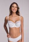 Biustonosz AVA biały, miękki, koronkowy – AV 2111 Soft White