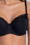 BH AVA schwarz, Vollschalen-BH – AV 2112 Full Cup Black