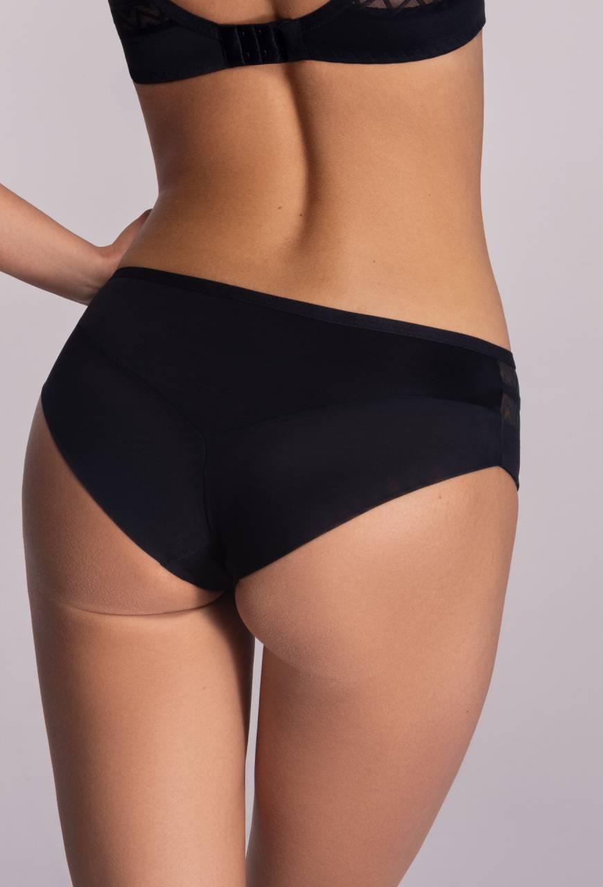 Černé kalhotky AVA, nadčasový styl – AV 2102 Black