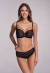 Černé brazilské plavky AVA – AV 2102/B Black