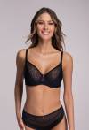 Podprsenka typu braletka AVA černá – AV 2103 Soft Bralette Black