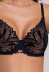Podprsenka AVA černá – AV 2104 Push Up Black