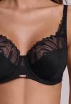 Podprsenka AVA černá s měkkými košíčky – AV 2106 Soft Black