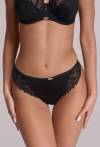 Černé brazilské plavky AVA, smyslné  – AV 2106/B Black