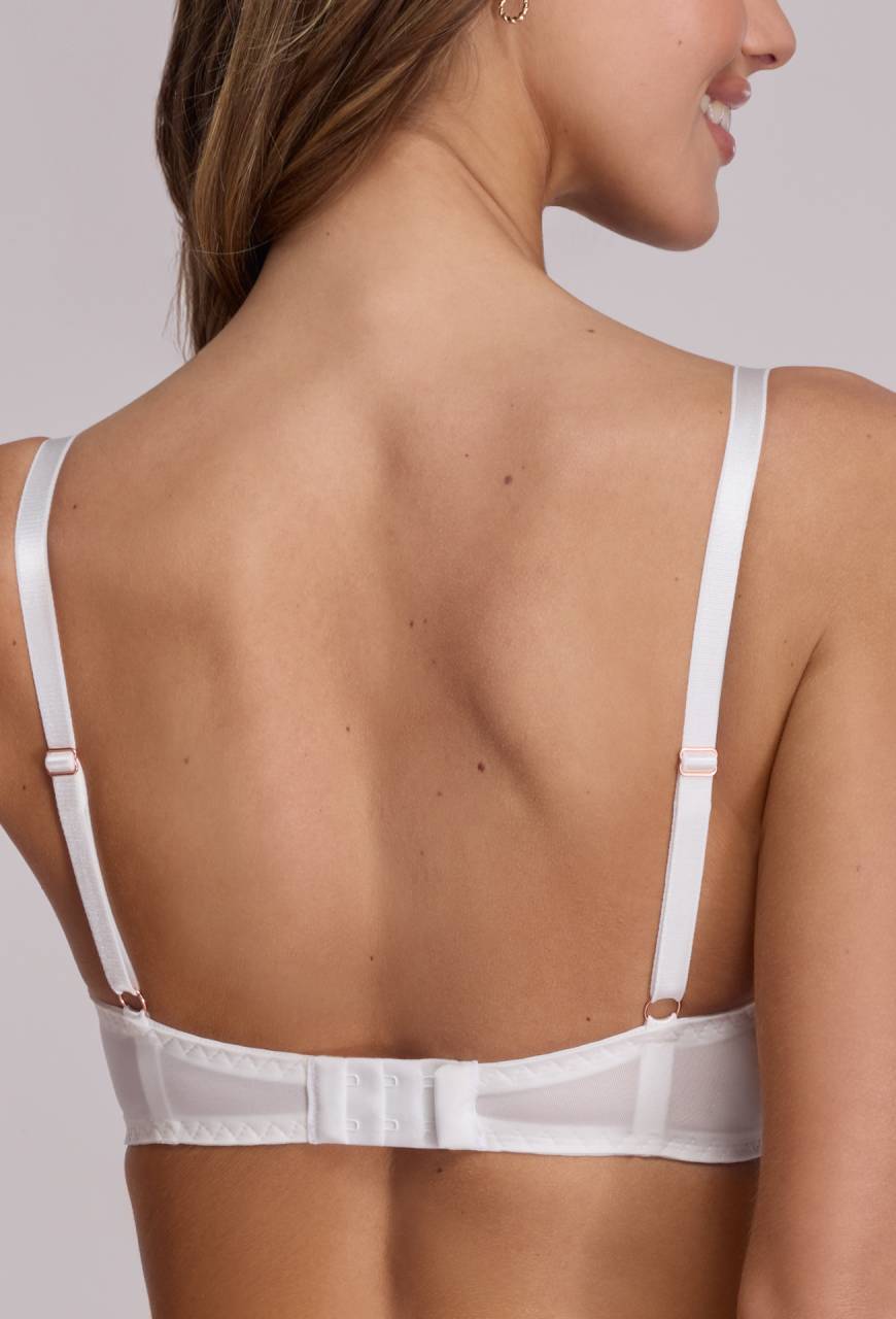 Biustonosz AVA ecru, kobiecy powab – AV 2104 Push Up Ecru