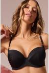 BH AVA Full Cup Schwarz – glatt, hoher Steg AV 1263