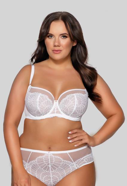 Krajkový měkký podprsenka AVA – AV 2109 Soft White