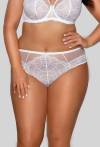 Bílé kalhotky AVA, jemné, krajkové a elegantní – AV 2109 White