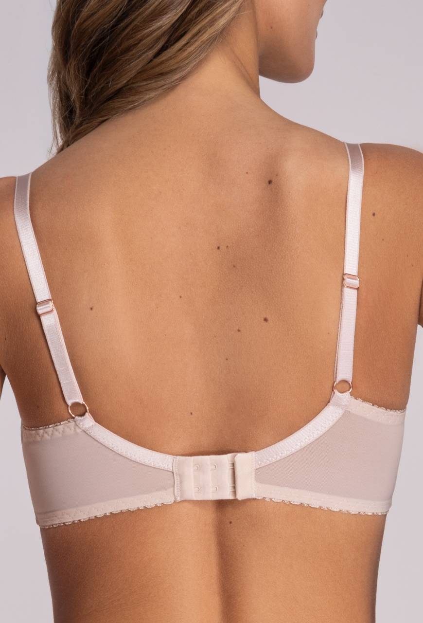 Biustonosz AVA Full Cup Beż – gładki, wysoki mostek AV 1263