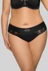 Slip AVA Black – schwarz mit AV 1922-Stickerei