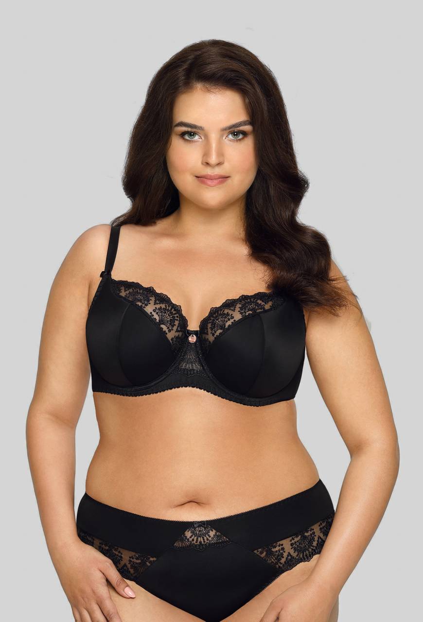 Podprsenka AVA Semi Soft Black – černá polotvrdá AV 1921