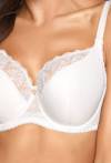 AV 1921 semi soft bra, white