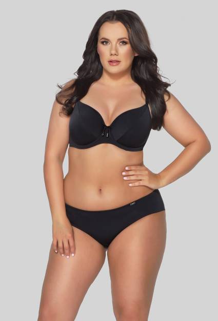 Weicher schwarzer Bade-BH AVA mit Schleife – SK 113 SOFT BLACK