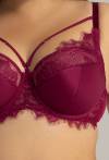 Verführerischer AVA Semi Soft-BH in Weinrot – AV 2149
