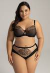 Bikini aus zartem Stoff mit Punktmuster – AV 2143/B CLASSY BLACK