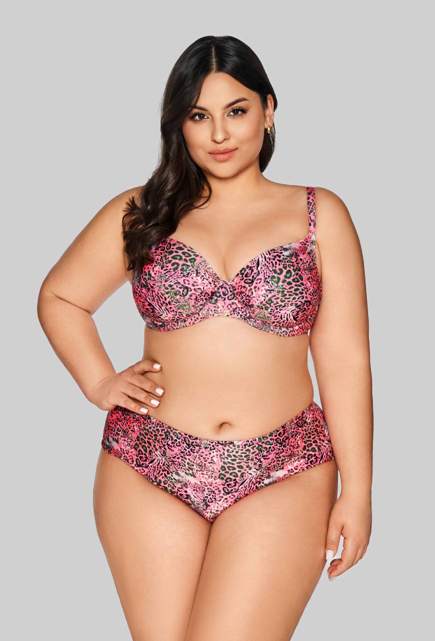 Rosa Badehose im Leopardenmuster – SF 217/5 Pink