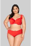 Bade-BH mit Rüschen – SK 213 VIVID ORANGE