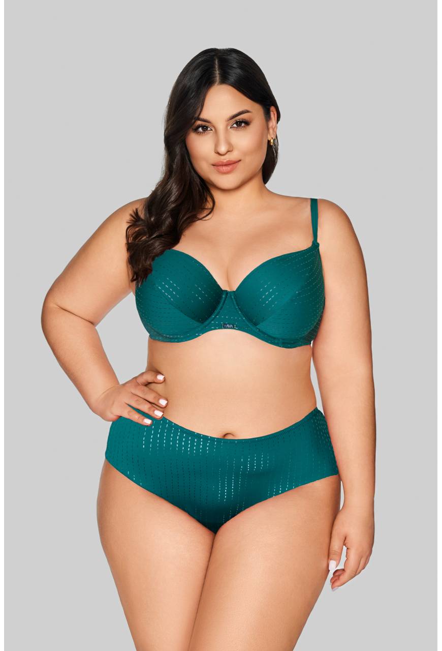 Biustonosz kąpielowy miękki, morski odcień - SK 113 DEEP SEA