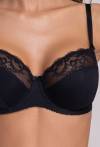 Podprsenka AVA černá, měkká – AV 2111 Soft Black