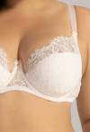Podprsenka AVA Semi Soft Marshmallow – polotvrdá, krajková AV 2147