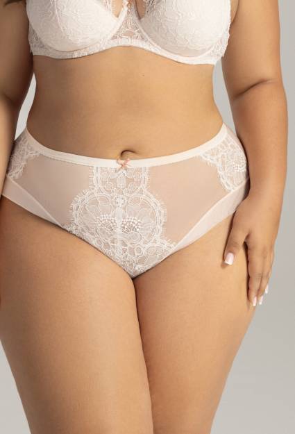 AVA-Slip in Puderrosa – Spitze und Tüll AV 2147 Marshmallow