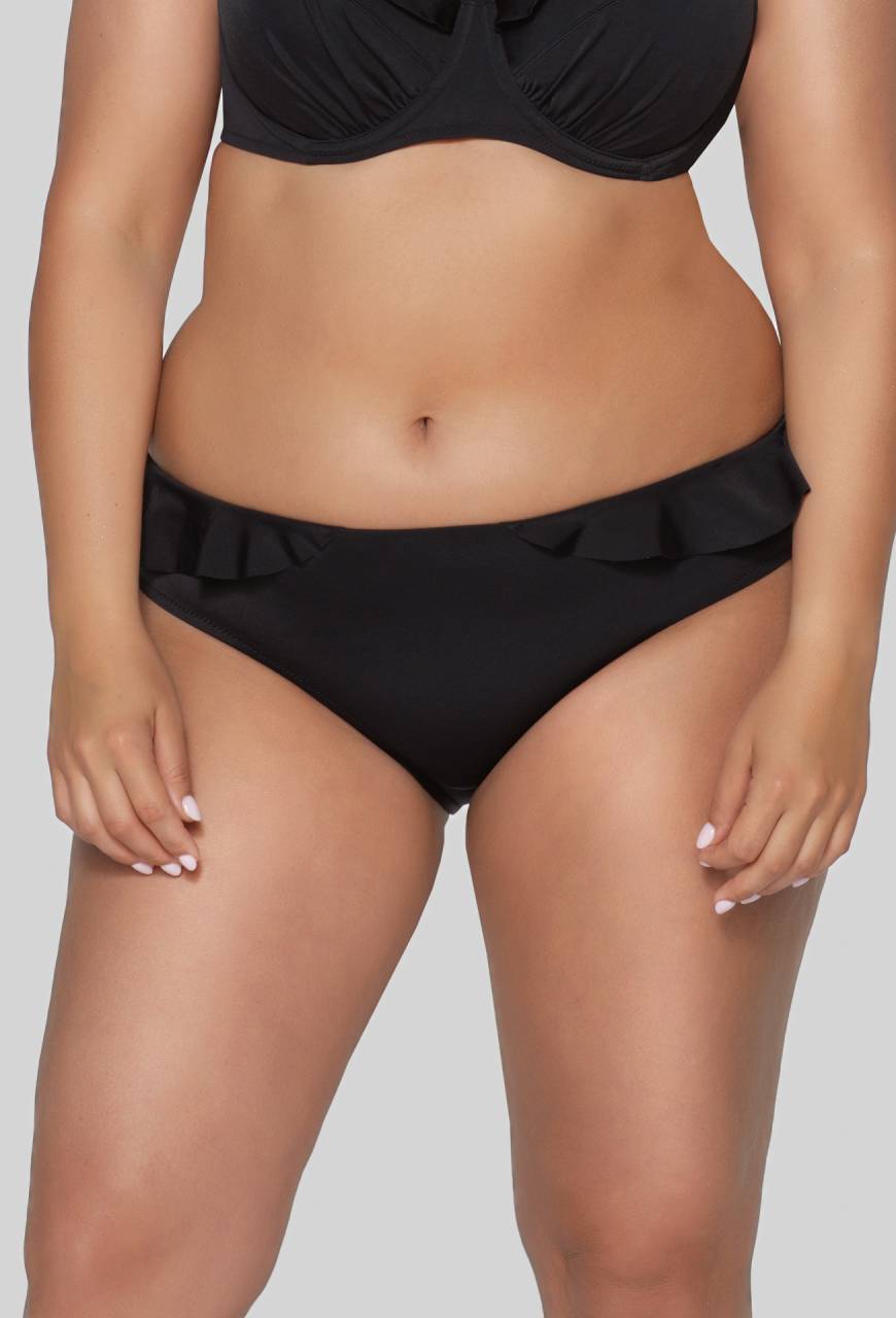 Bikini SK 213 BLACK – mit Rüschen, sinnlich und feminin