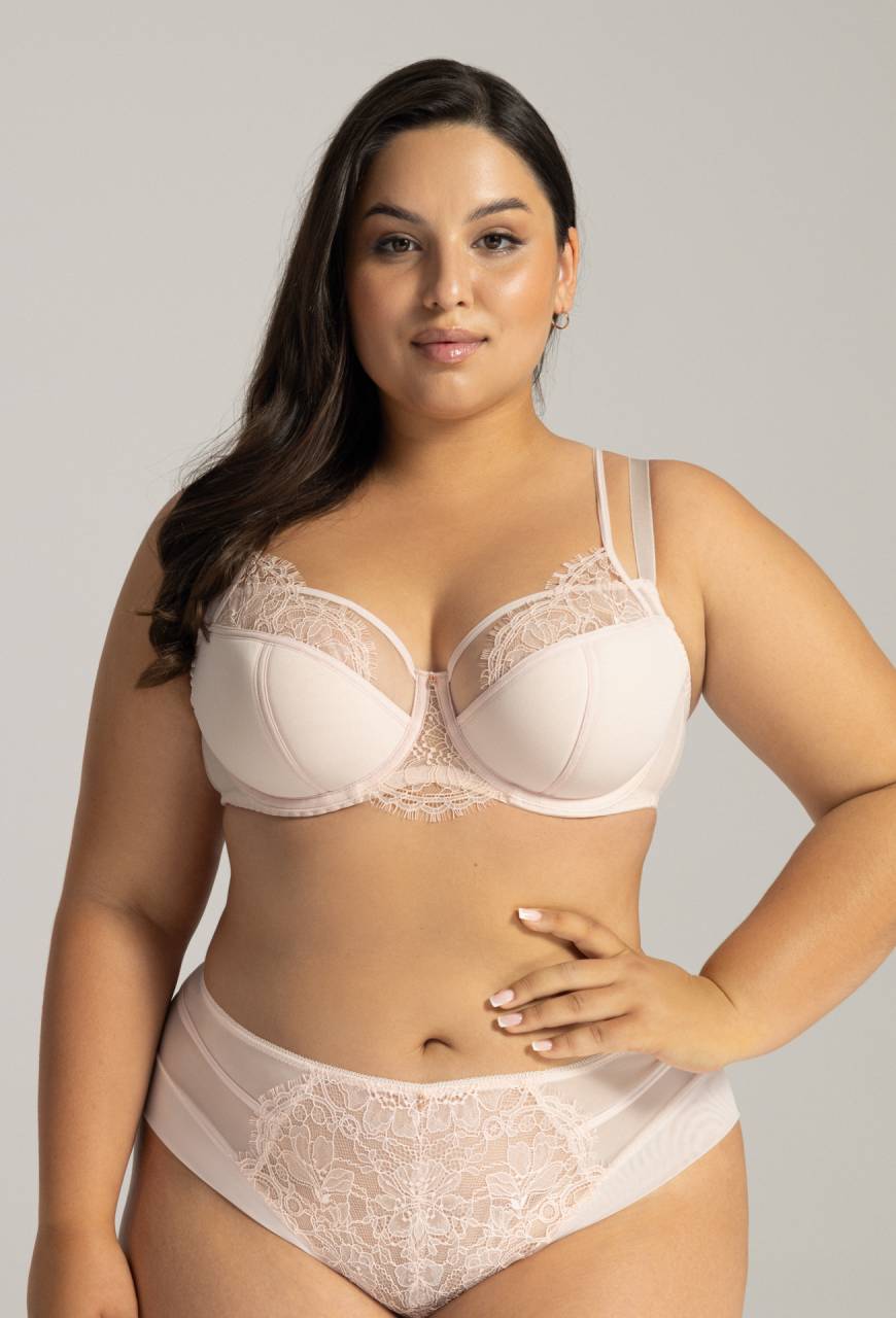 Biustonosz Semi Soft AV 2163 Powdery pudrowa bielizna na wiosnę i lato