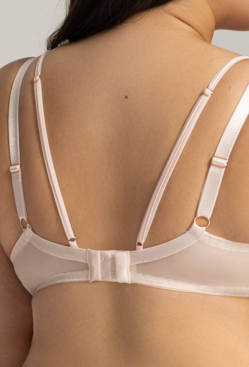 Podprsenka Semi Soft AV 2163 Powdery – pudrově bílé spodní prádlo na jaro a léto