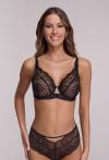 AV 2200 Black Soft – Spitzen-BH mit transparenten Cups