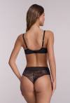 AV 2200 Black Soft – Spitzen-BH mit transparenten Cups