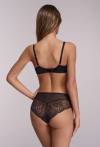 AV 2200 Black Soft – Spitzen-BH mit transparenten Cups