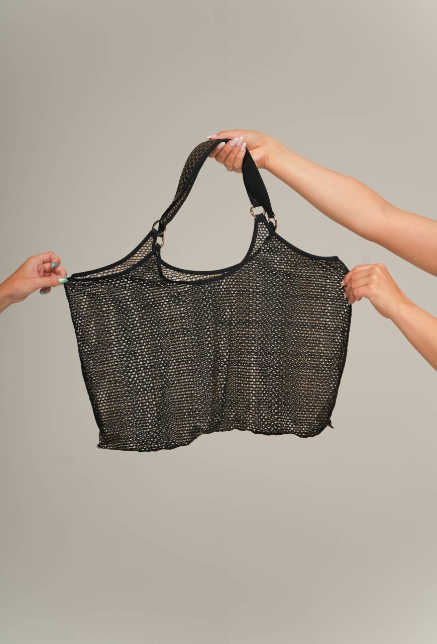 Torba z siateczki 55×30 cm – lekka i pojemna na zakupy lub plażę
