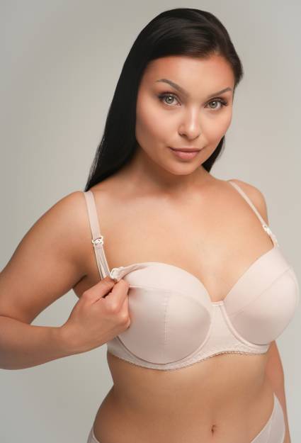 AV 2203 Full Cup Mama Beige Bra