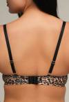 AV 2208 Push Up Black Bra