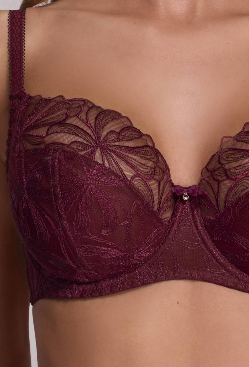 Biustonosz AV 2197 Soft Wine – Elegancja i Komfort