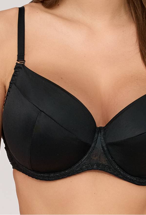 AV 2211 Push Up Black Bra