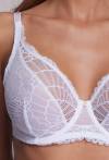 AV 2200 White Soft – Spitzen-BH mit transparenten Cups