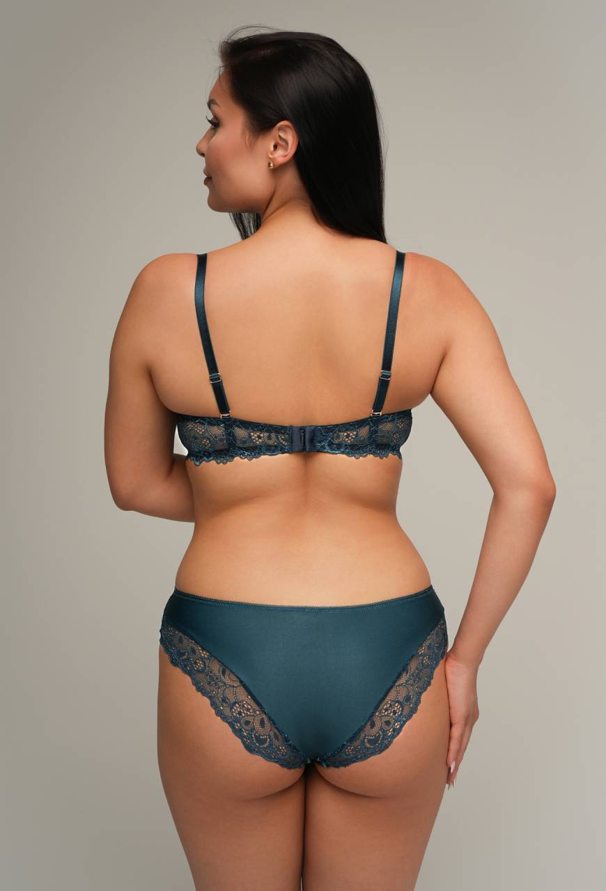 Biustonosz AV 2201 Push-Up zielony – elegancja i seksapil