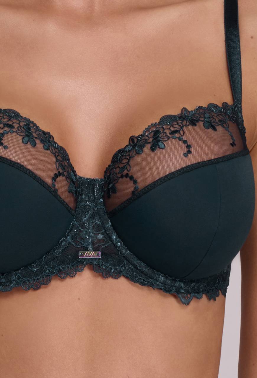 AV 1030 Semi Soft Petrol Bra